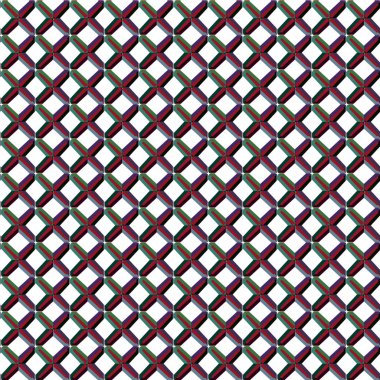 Modern geometrik vektör tasarımı, kusursuz desen çizimi