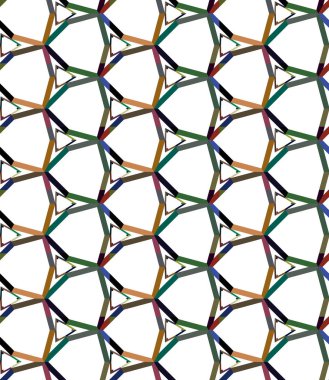 Soyut geometrik şablonun vektör çizimi