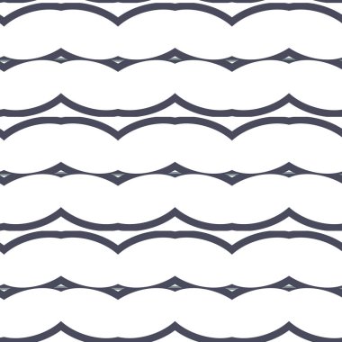 geometrik süsleme biçiminde kusursuz vektör deseni