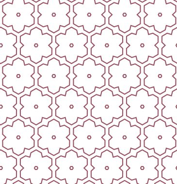 Modern geometrik vektör tasarımı, kusursuz desen çizimi