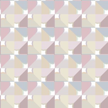 Modern geometrik vektör tasarımı, kusursuz desen çizimi