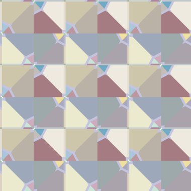 geometrik süsleme biçiminde kusursuz vektör deseni