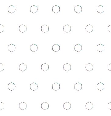 Modern geometrik vektör tasarımı, kusursuz desen çizimi