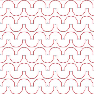 Modern geometrik vektör tasarımı, kusursuz desen çizimi