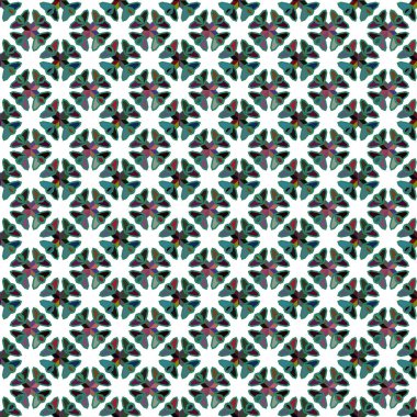 Modern geometrik vektör tasarımı, kusursuz desen çizimi