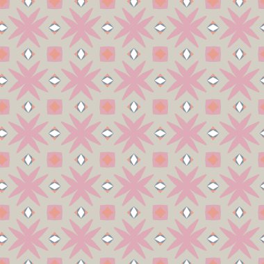 Modern geometrik vektör tasarımı, kusursuz desen çizimi