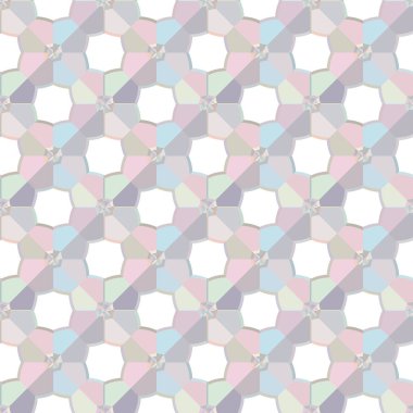 Modern geometrik vektör tasarımı, kusursuz desen çizimi