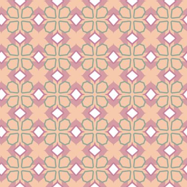 soyut kaleydoskop kumaş dikişsiz arkaplan, vektör illüstrasyonu 