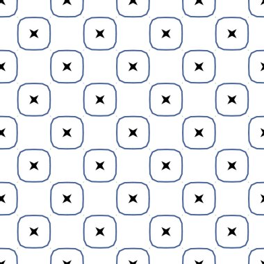 Modern geometrik vektör tasarımı, kusursuz desen çizimi