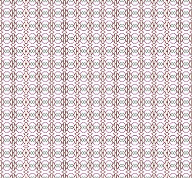 geometrik süsleme biçiminde kusursuz vektör deseni