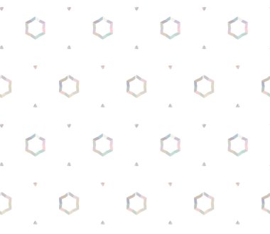 Modern geometrik vektör tasarımı, kusursuz desen çizimi