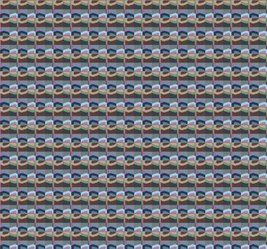 Modern geometrik vektör tasarımı, kusursuz desen çizimi