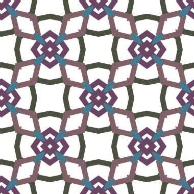 Modern geometrik vektör tasarımı, kusursuz desen çizimi