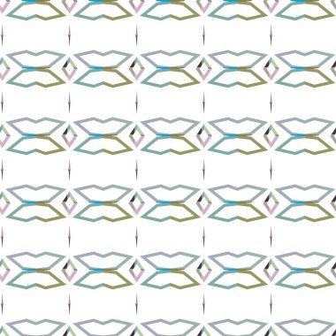 Modern geometrik vektör tasarımı, kusursuz desen çizimi