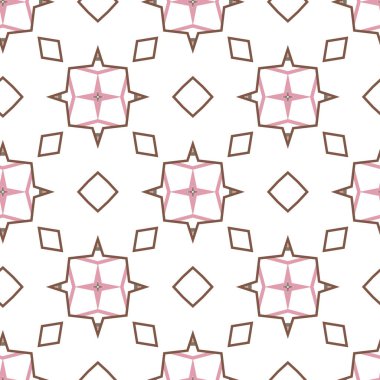 Modern geometrik vektör tasarımı, kusursuz desen çizimi