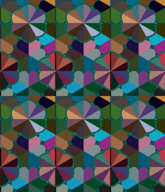 geometrik desen vektör çizim