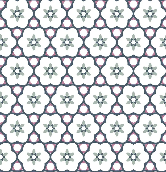 Abstrakte Hintergrundstruktur Geometrischen Ornamentalen Stil Nahtloses Designmuster — Stockvektor