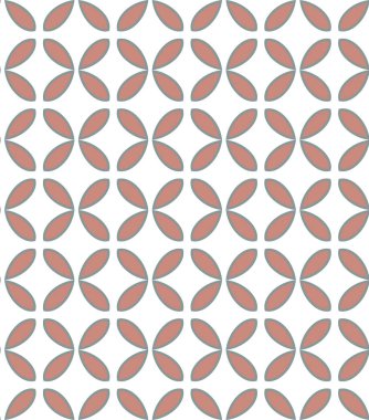 Modern geometrik vektör tasarımı, kusursuz desen çizimi