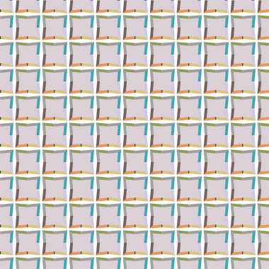 Kusursuz geometrik süslemeli vektör deseni