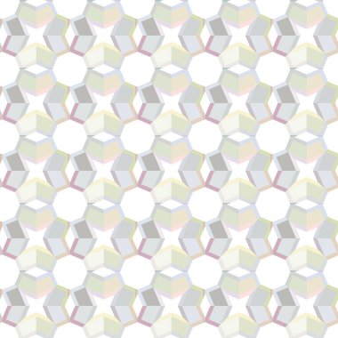 Modern geometrik vektör tasarımı, kusursuz desen çizimi
