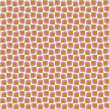 Modern geometrik vektör tasarımı, kusursuz desen çizimi