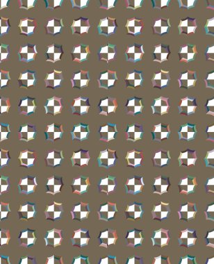 karikatür elemanları ile Seamless Modeli.