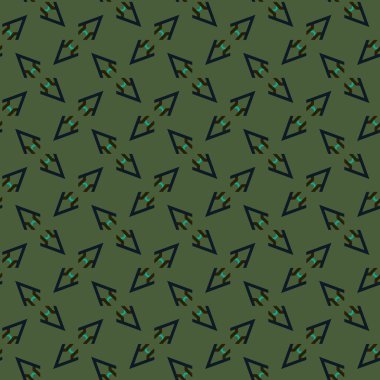 Modern geometrik vektör tasarımı, kusursuz desen çizimi