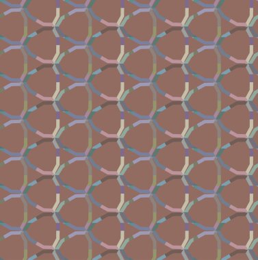 Geometrik şekilli kusursuz desen vektör çizimi