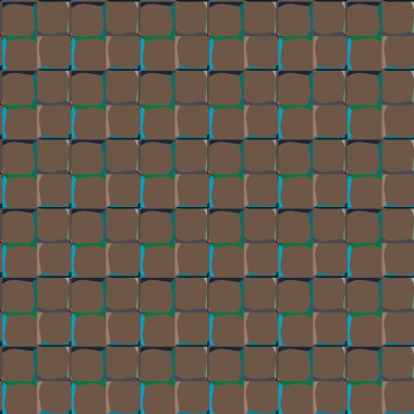 Modern geometrik vektör tasarımı, kusursuz desen çizimi