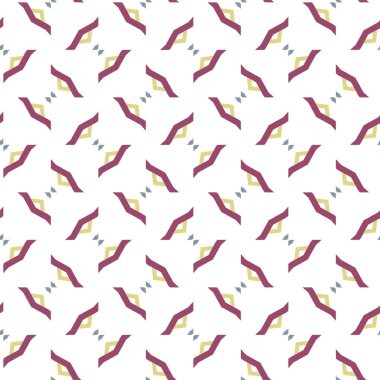 Modern geometrik vektör tasarımı, kusursuz desen çizimi