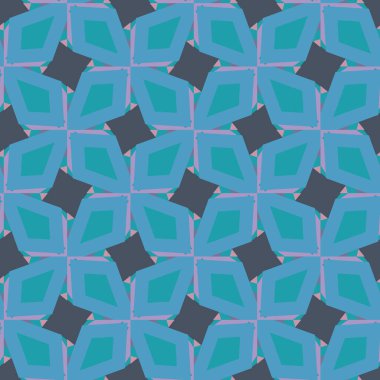 Modern geometrik vektör tasarımı, kusursuz desen çizimi