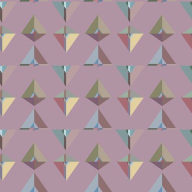 Modern geometrik vektör tasarımı, kusursuz desen çizimi