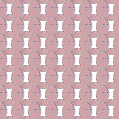 Modern geometrik vektör tasarımı, kusursuz desen çizimi