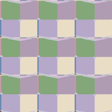 Modern geometrik vektör tasarımı, kusursuz desen çizimi