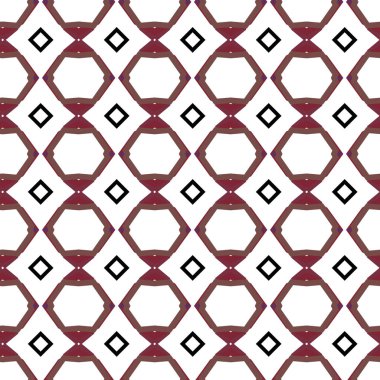 Modern geometrik vektör tasarımı, kusursuz desen çizimi