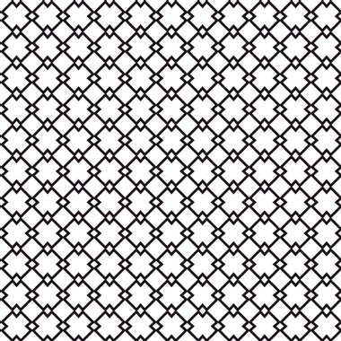 geometrik süsleme biçiminde kusursuz vektör deseni
