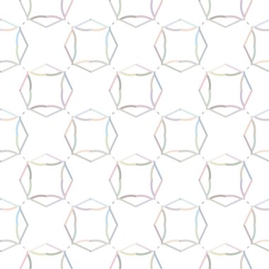 geometrik süsleme biçiminde kusursuz vektör deseni
