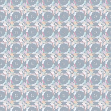 Modern geometrik vektör tasarımı, kusursuz desen çizimi