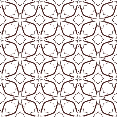 Geometrik şekilli kusursuz desen vektör çizimi