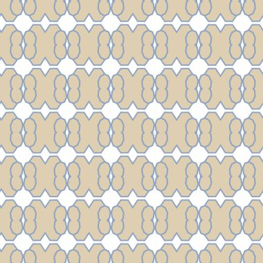 geometrik süsleme biçiminde kusursuz vektör deseni