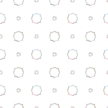 Modern geometrik vektör tasarımı, kusursuz desen çizimi