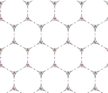 Modern geometrik vektör tasarımı, kusursuz desen çizimi