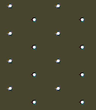 Soyut geometrik şablonun vektör çizimi