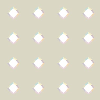 Modern geometrik vektör tasarımı, kusursuz desen çizimi