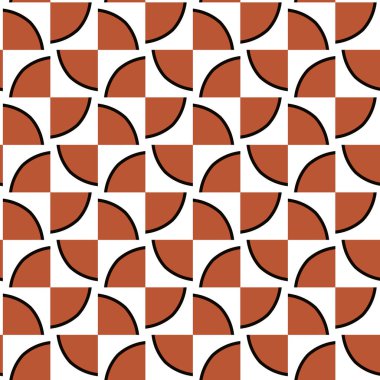 Kusursuz geometrik süslemeli vektör deseni