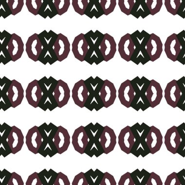 Geometrik şekilli kusursuz desen vektör çizimi