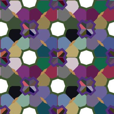 Kusursuz desen arkaplanı, soyut illüstrasyon 