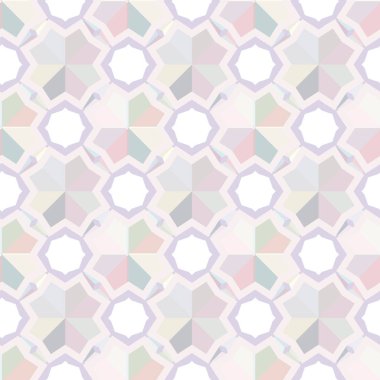 Modern geometrik vektör tasarımı, kusursuz desen çizimi