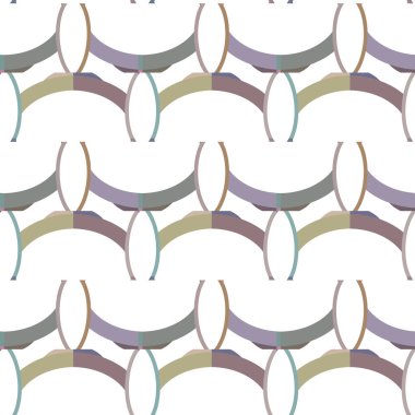 Modern geometrik vektör tasarımı, kusursuz desen çizimi