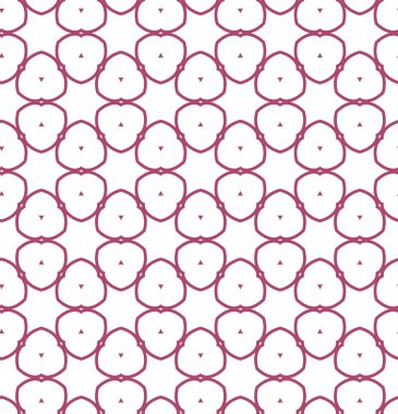 Modern geometrik vektör tasarımı, kusursuz desen çizimi